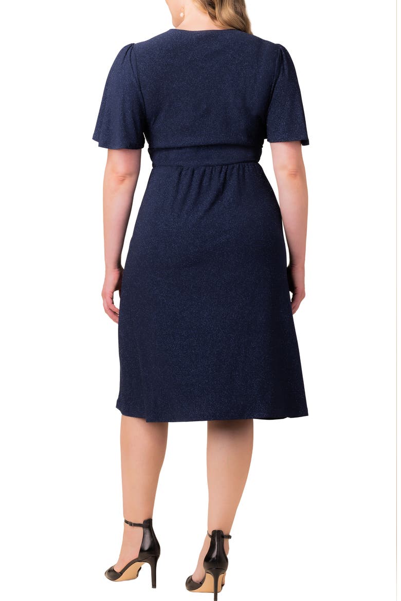 Crystal Cove Metallic Cocktail Dress, Alternate, color, EVENING STAR