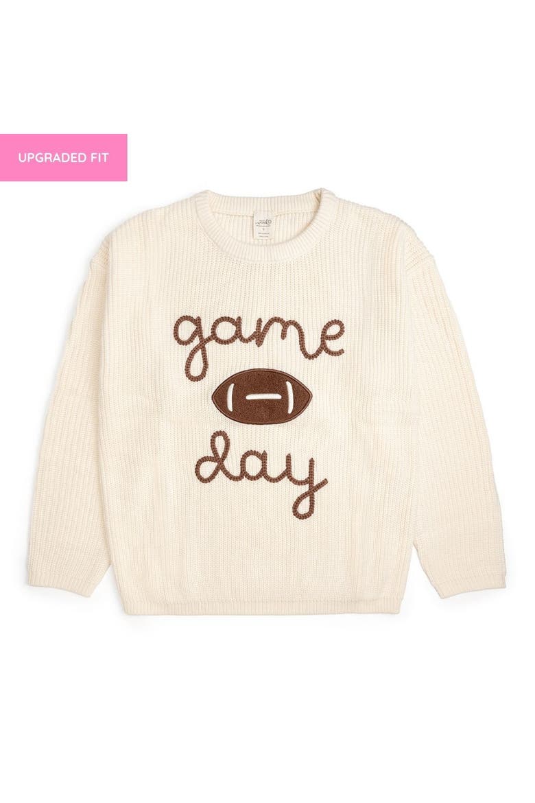 Game Day Knit Women's Sweater, Main, color, Natural