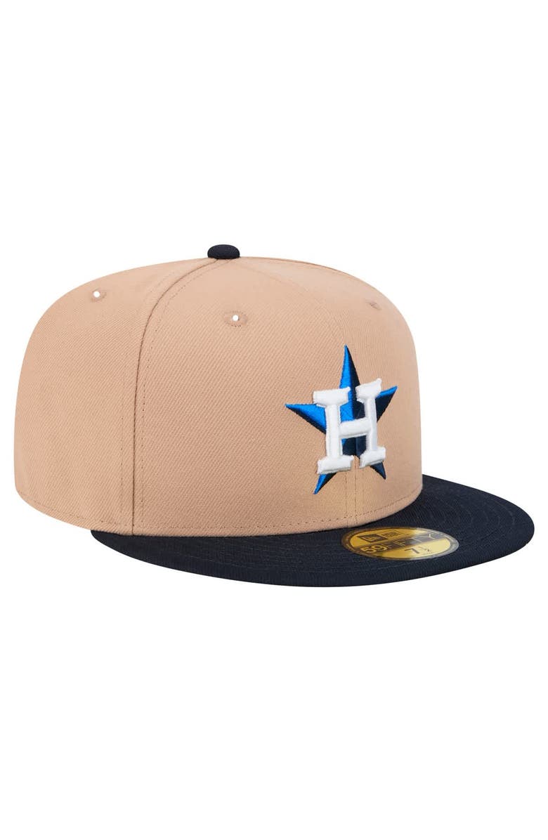 New Era Men's New Era Khaki Houston Astros 59FIFTY Fitted Hat, Alternate, color, Khaki