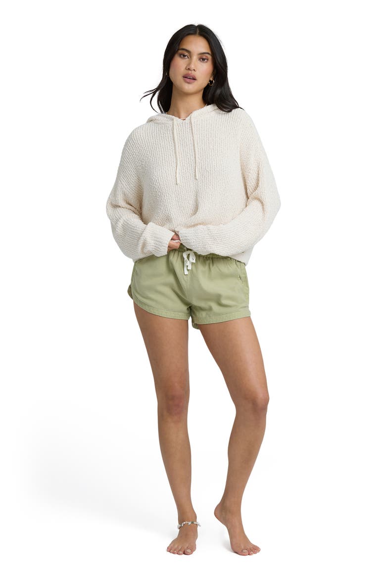 Hot Beachin' Hooded Sweater, Alternate, color, WHITE CAP