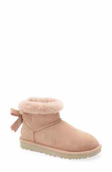 Mini Bailey Bow Faux Shearling Boot