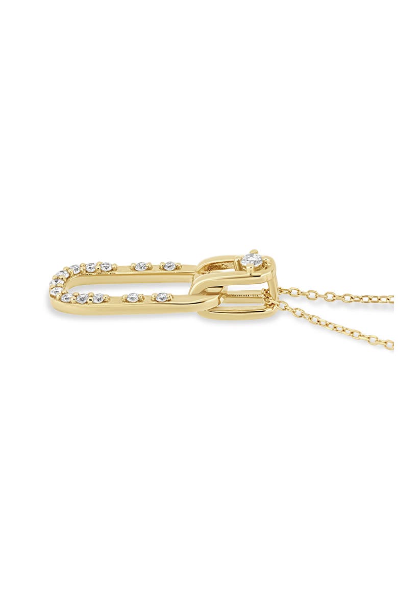 Solstice 18K Gold Diamond Pendant Necklace, Alternate, color, 18KY