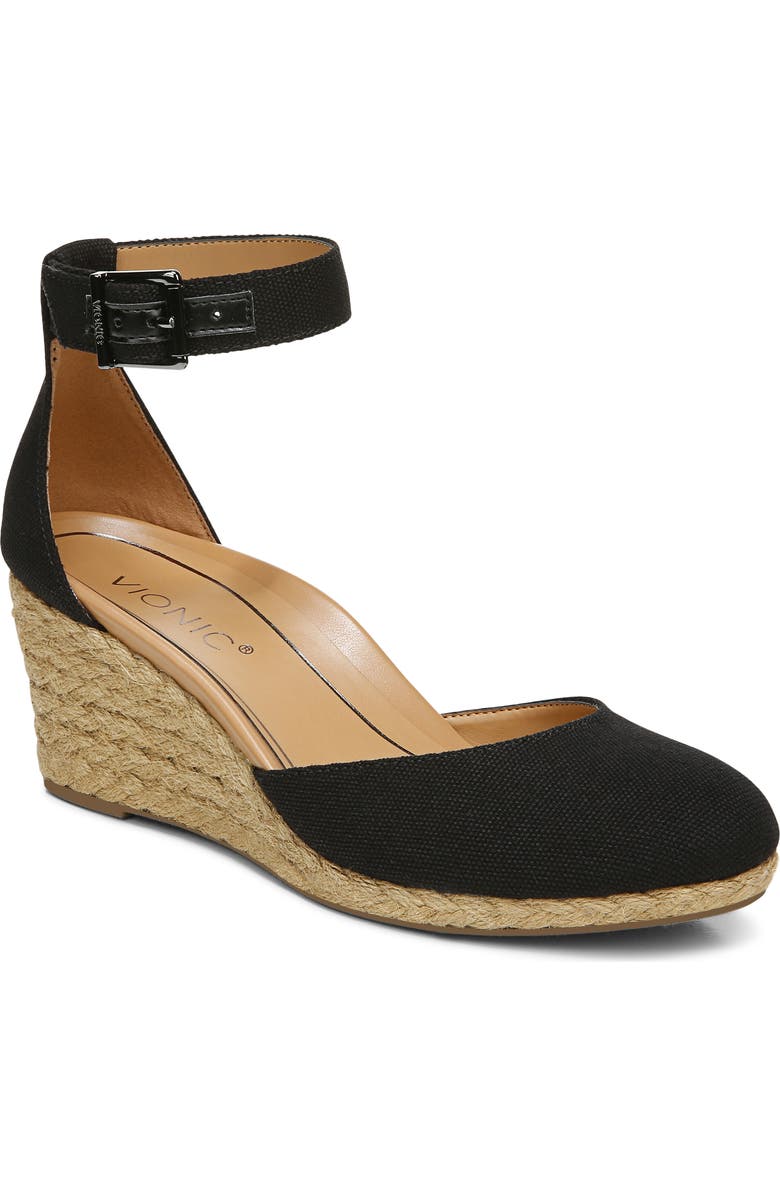 Vionic Amy Wedge Espadrille Sandal, Main, color,