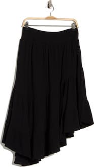 Abound Tiered Asymmetric Skirt