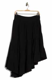 Abound Tiered Asymmetric Skirt