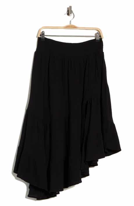 Abound Tiered Asymmetric Skirt