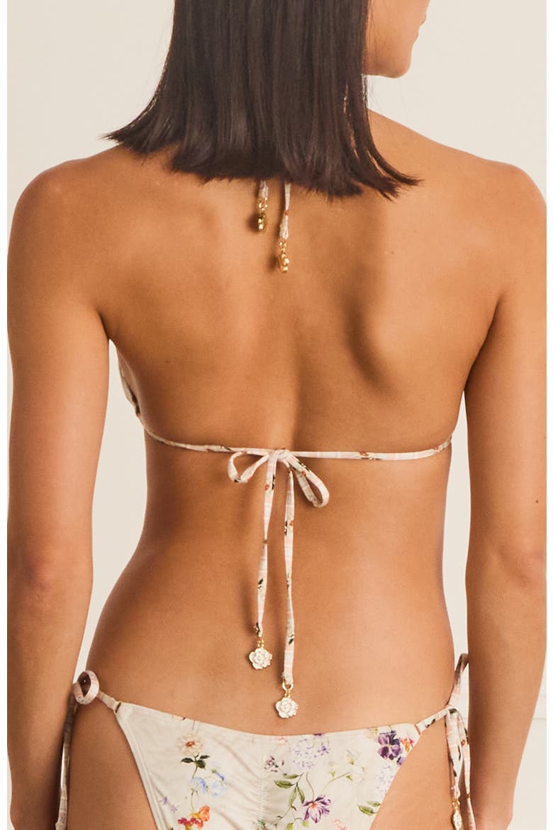 Classic Aurora Triangle Bikini Top, Alternate, color, White