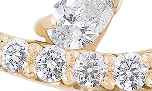 LANA LANA CURVED DIAMOND STUD EARRINGS 