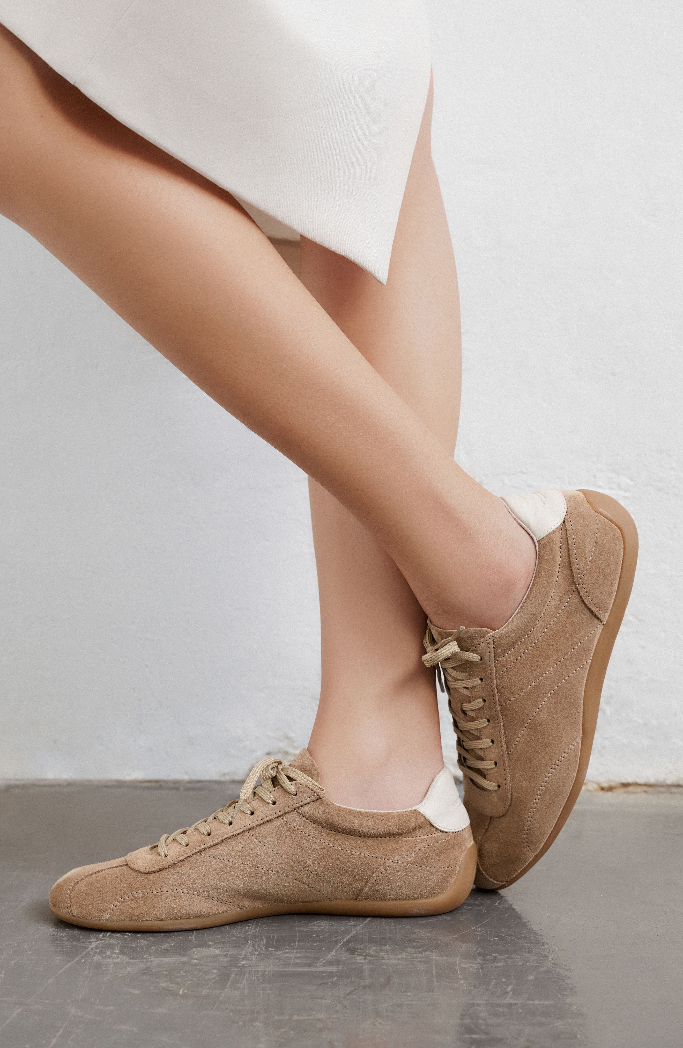 Vagabond Shoemakers Hollie Lace-Up Sneaker, Alternate, color, Nougat