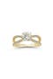  Gold/ Moissanite
