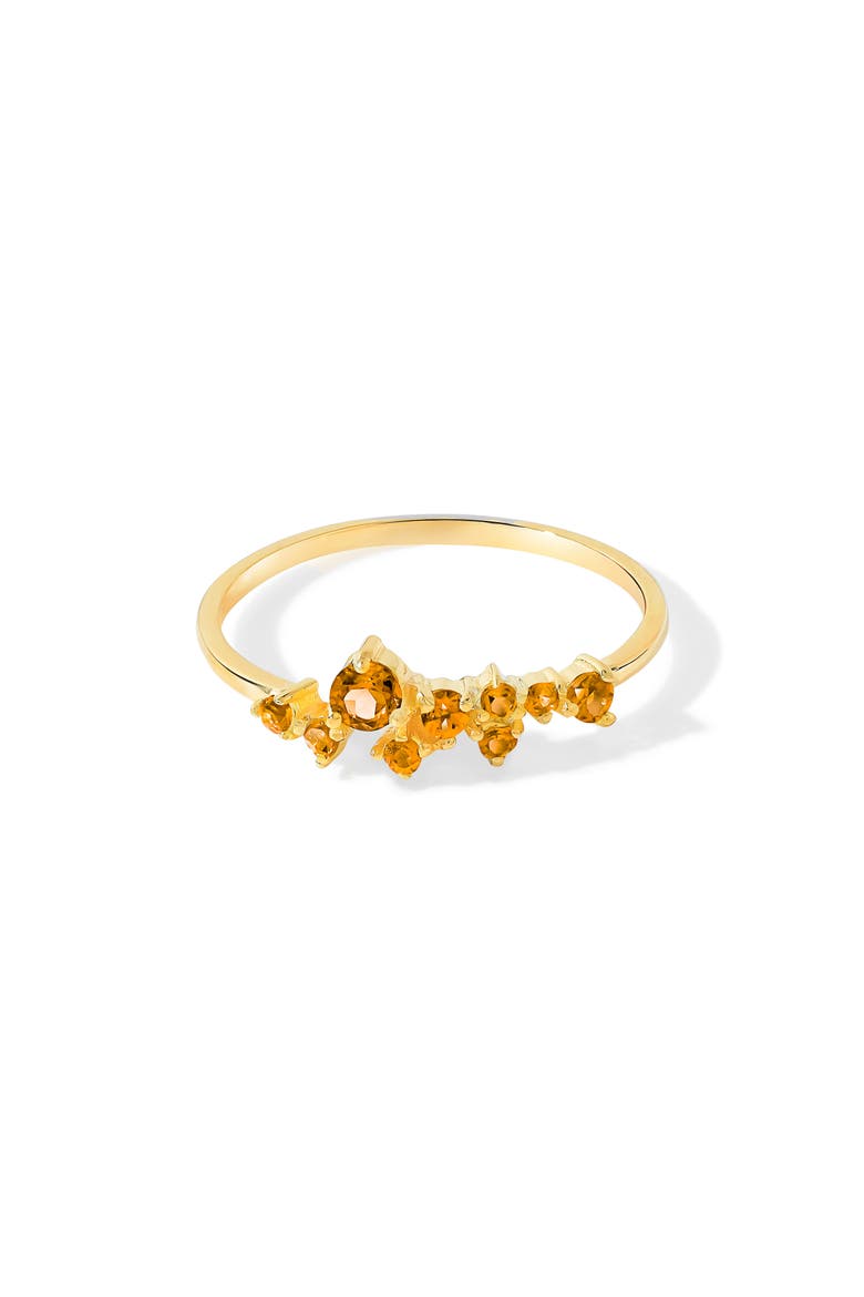 Citrine Stacking Ring, Alternate, color, ORANGE