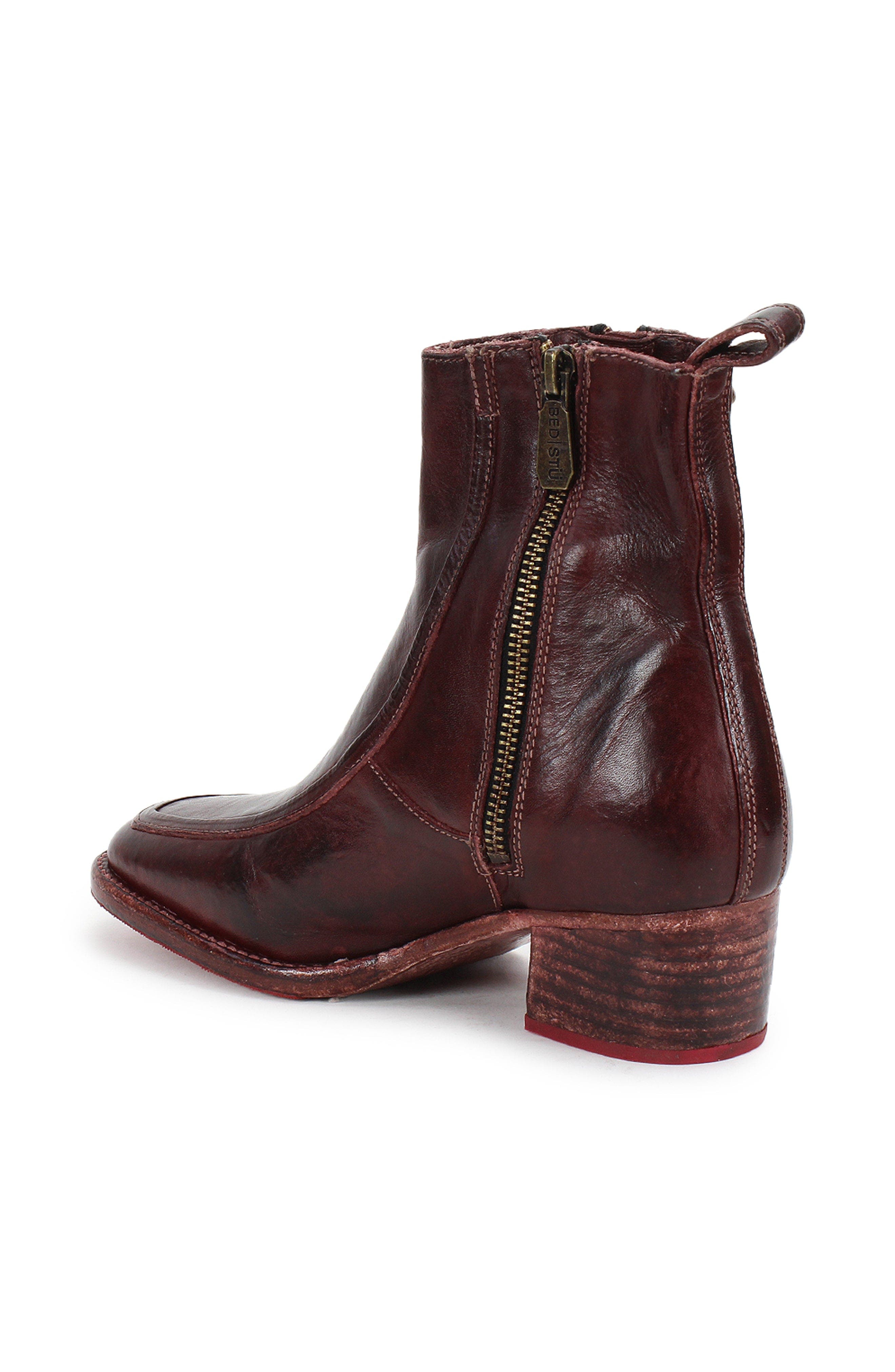 Bed Stu Bitsy Ankle Boot, Alternate, color, Cherry Lacquer Dd Tml