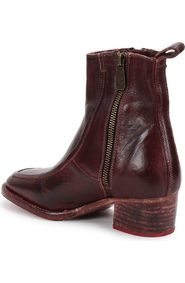 Bed Stu Bitsy Ankle Boot, Alternate, color, Cherry Lacquer Dd Tml