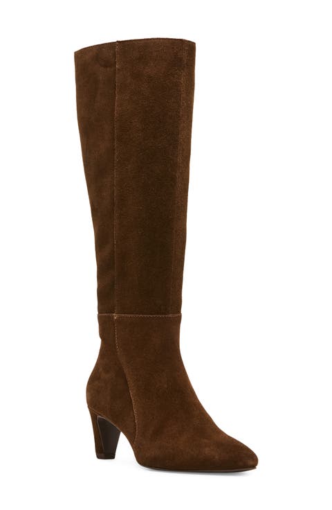 Nadine Leather Knee High Boot