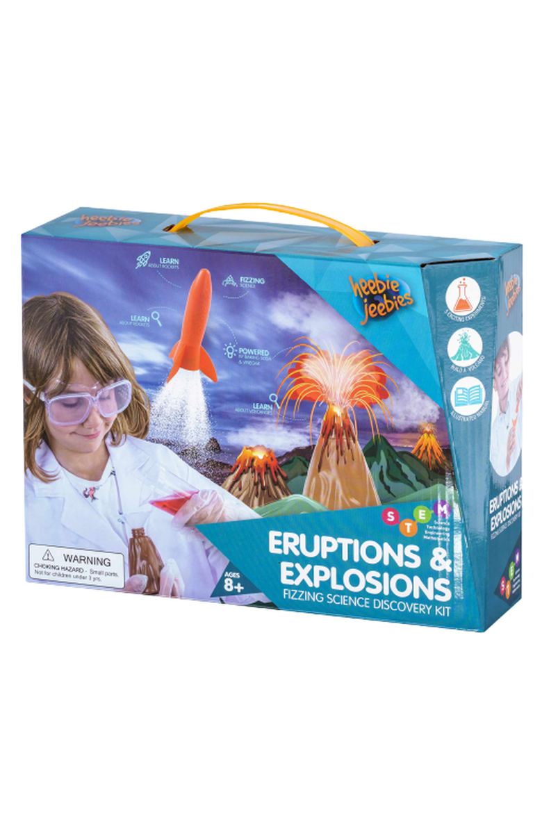 Eruptions and Explosions Science Kit, Main, color, Blue