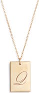 Set & Stones Stella Initial Pendant Necklace