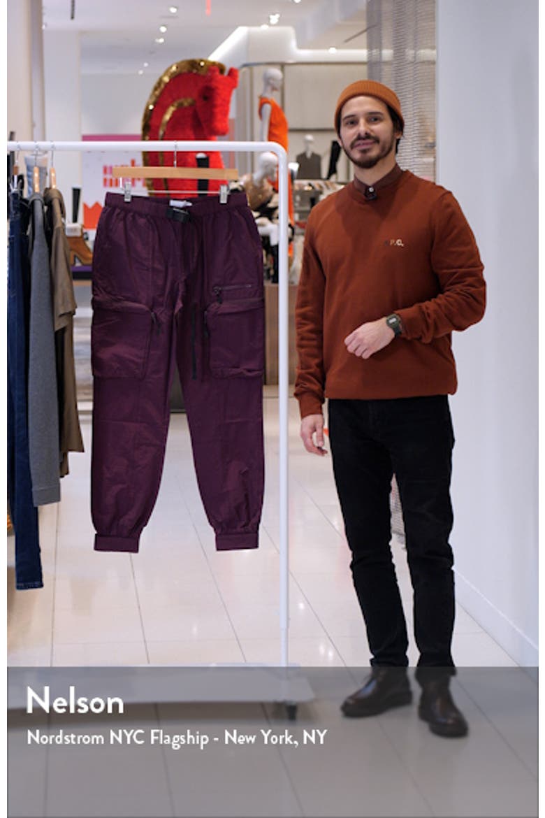 Cut & Sew Cargo Skinny Pants video