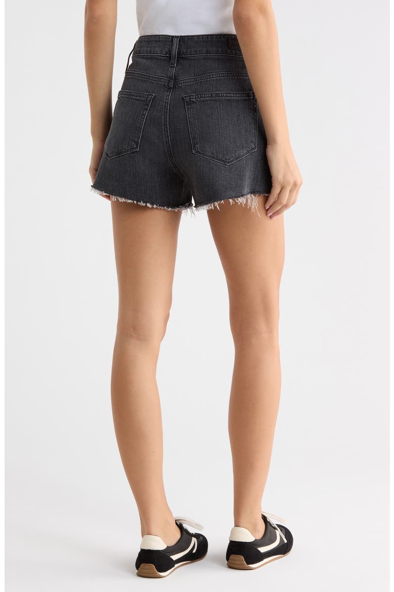 Margot High Waist Cutoff Denim Shorts, Alternate, color, SILVER CITY DESTRUCTED
