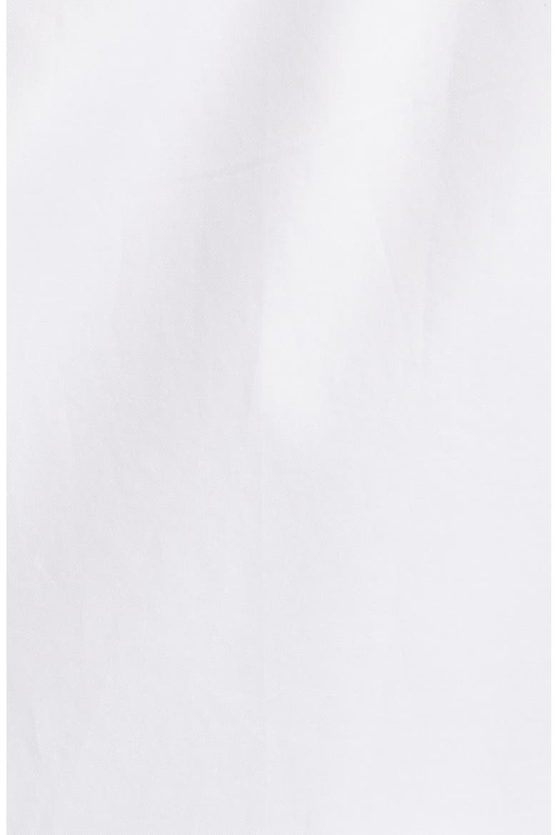Trim Fit Super Fine Twill Dress Shirt, Alternate, color, WHITE