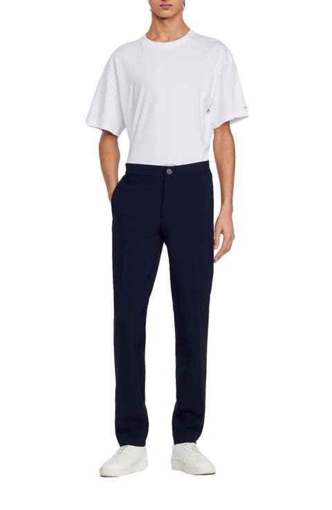 Straight-leg trousers