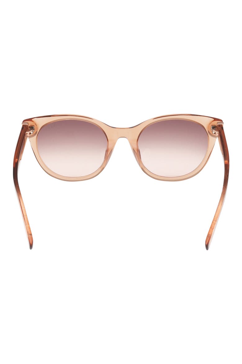 52mm Gradient Cat Eye Sunglasses, Alternate, color, PINK / OTHER / VIOLET