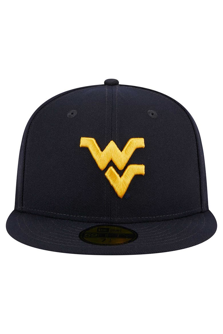 Men's New Era Navy West Virginia Mountaineers 59FIFTY Fitted Hat, Alternate, color, Navy