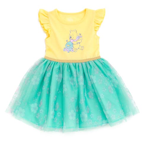 Winnie the Pooh Short Sleeve Tutu Dress (Baby)