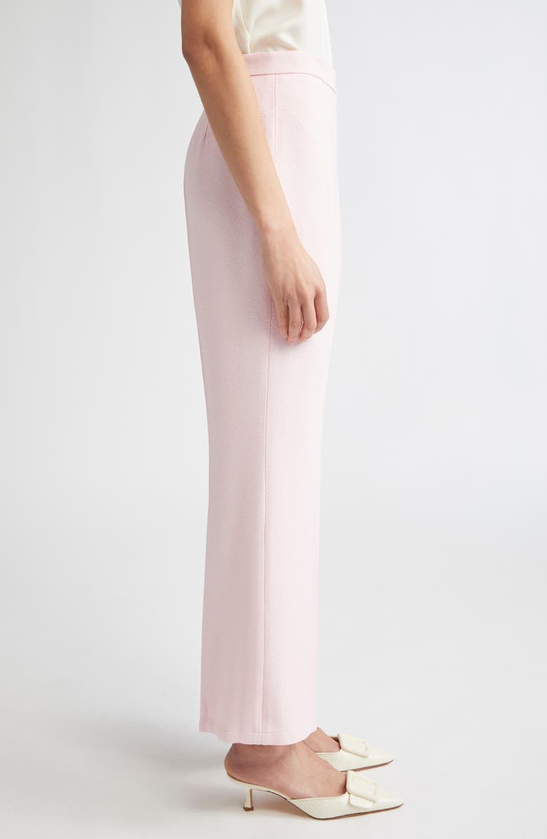 Giambattista Valli Crepe Flare Trousers, Alternate, color, Pale Rose