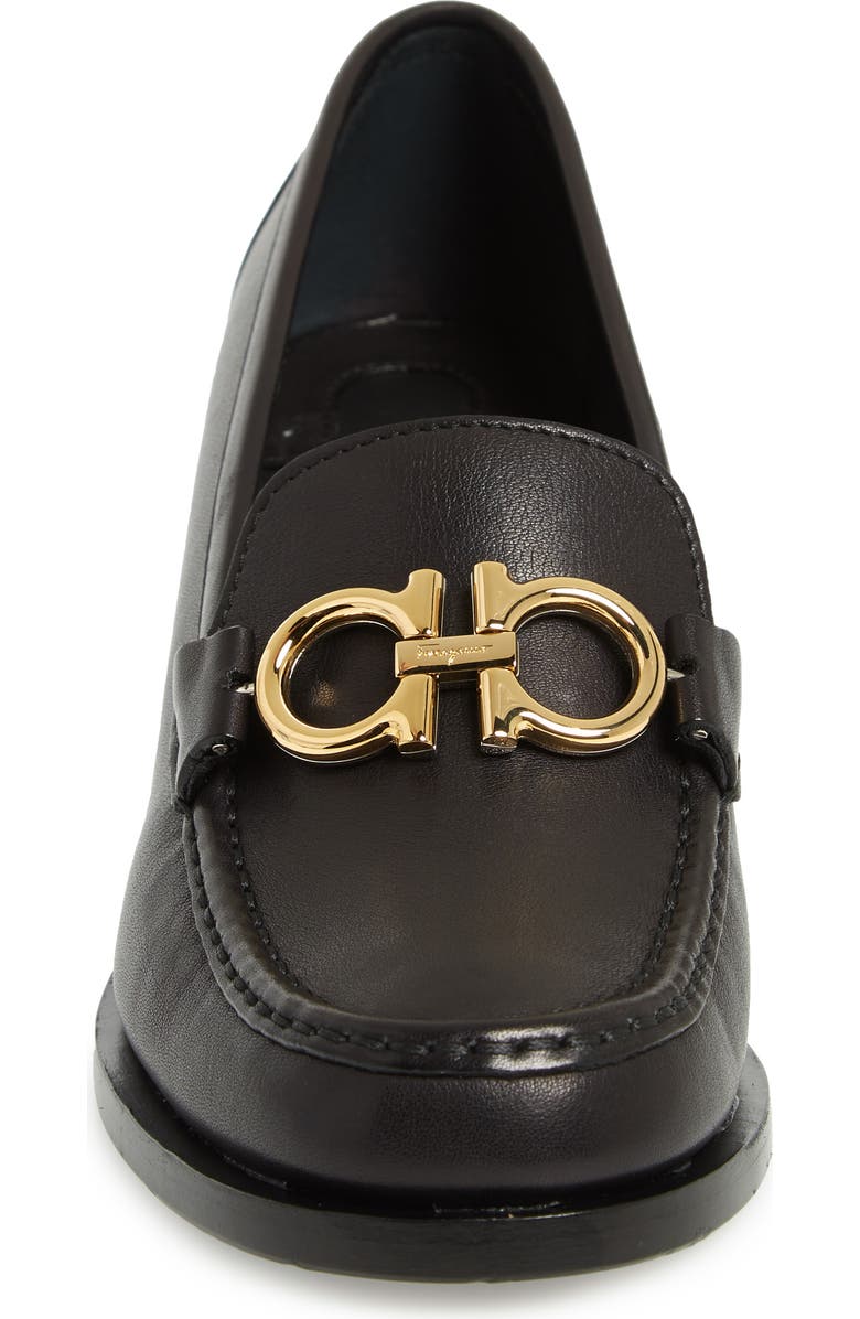 FERRAGAMO Salvatore Ferragamo Rolo Block Heel Bit Loafer, Alternate, color,