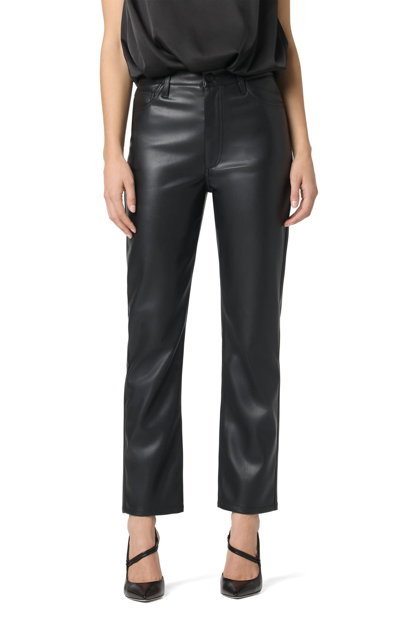 Joe's OG Ankle Straight Leg Faux Leather Pants
