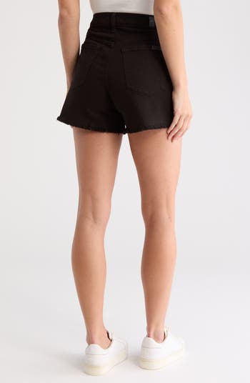 High Waist Cutoff Denim Shorts