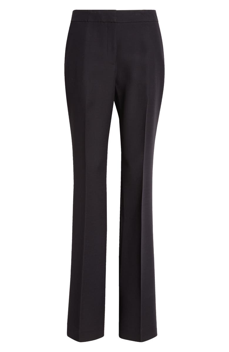 Lafayette 148 New York Saint Mark's Wool & Silk Crepe Flare Pants, Alternate, color, 