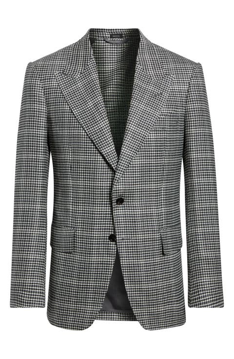 Shelton Single Breasted Wool Blend Sport Coat