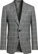 TOM FORD Shelton Single Breasted Wool Blend Sport Coat