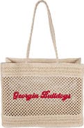 LOGO BRANDS Georgia Bulldogs Coastal Tote Bag