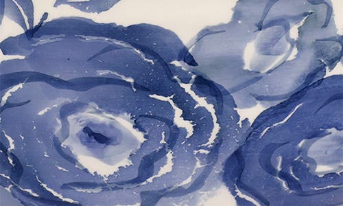 Vietri Camellia Deep Serving Bowl In Blue