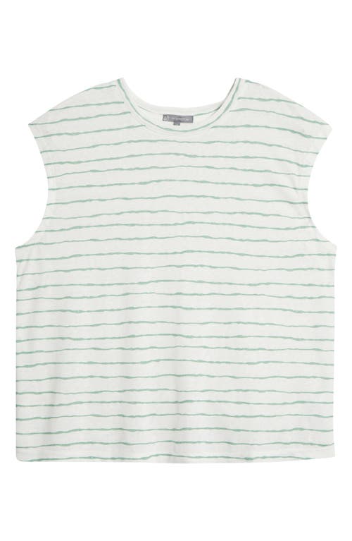 Wit & Wisdom Stripe Linen Blend T-shirt