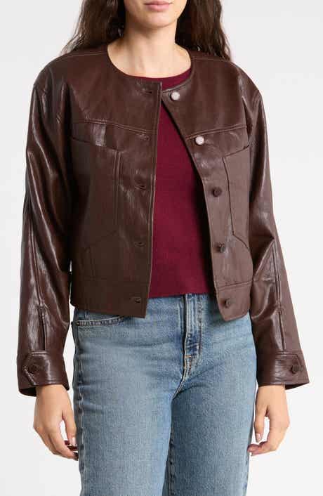 Faux Leather Jacket