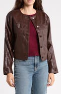 Democracy Faux Leather Jacket