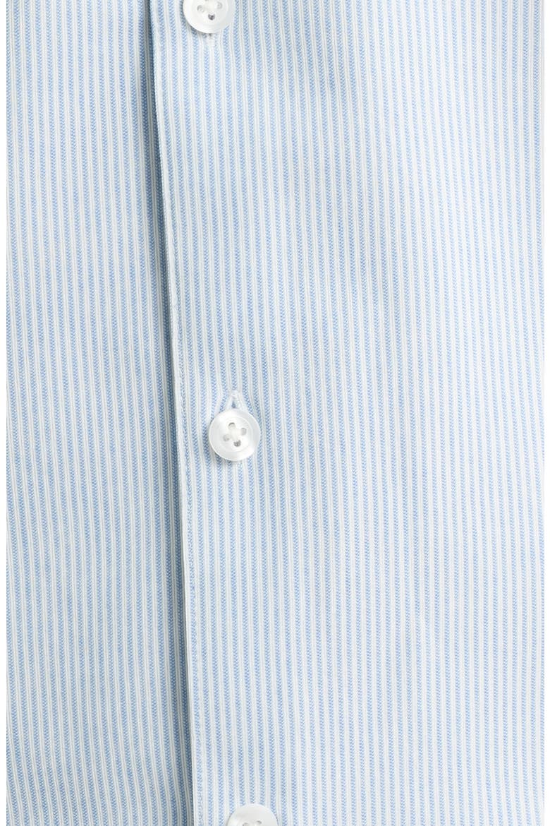 Slim Fit Dress Shirt, Alternate, color, WHITE CLASSIC STRIPE