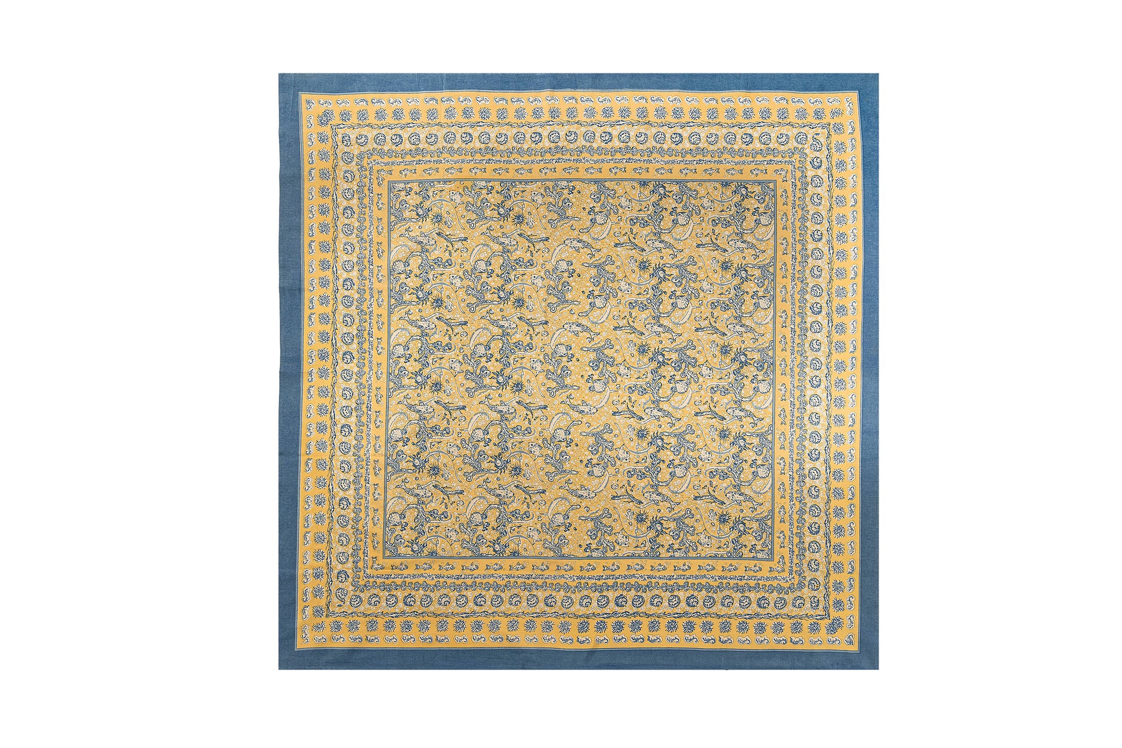 Blue/Yellow 59" x 59"