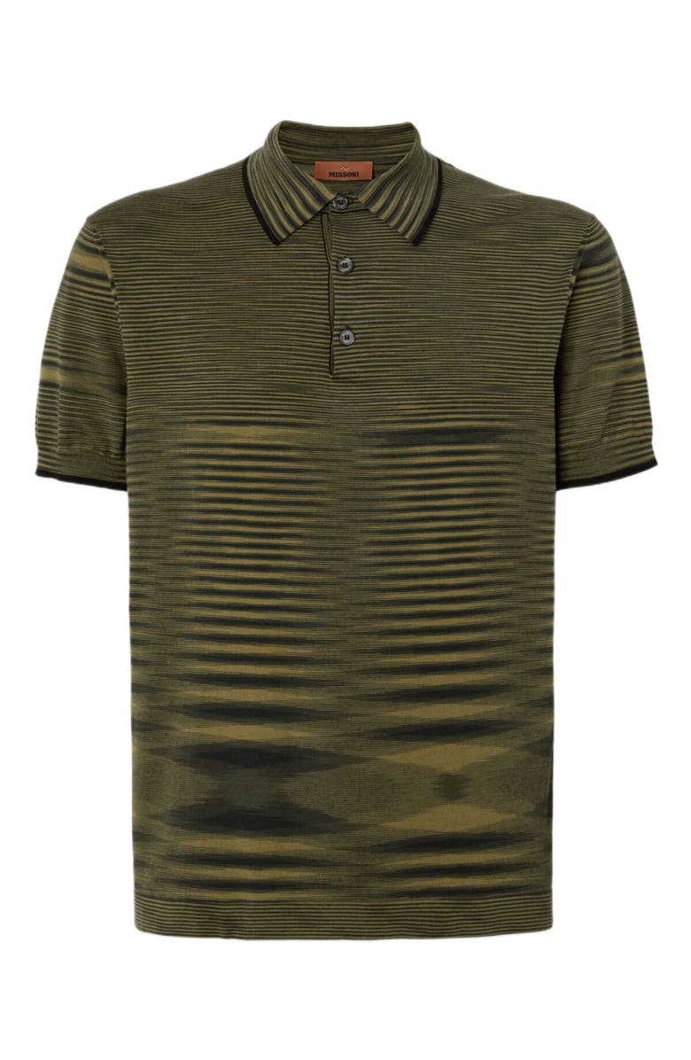 Missoni Slub Cotton Polo Shirt, Alternate, color, 