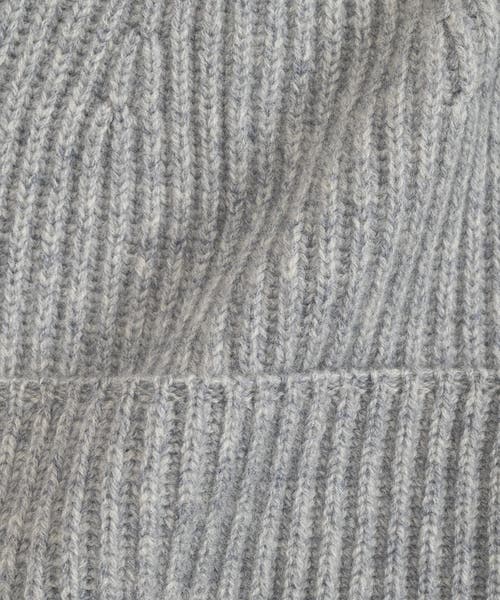 Echo Basic Cardigan Stitch Beanie In Gray