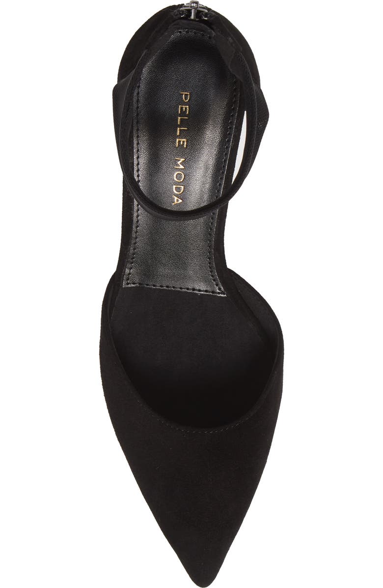 Pelle Moda Cam Pointy Toe Ankle Strap Pump, Alternate, color,