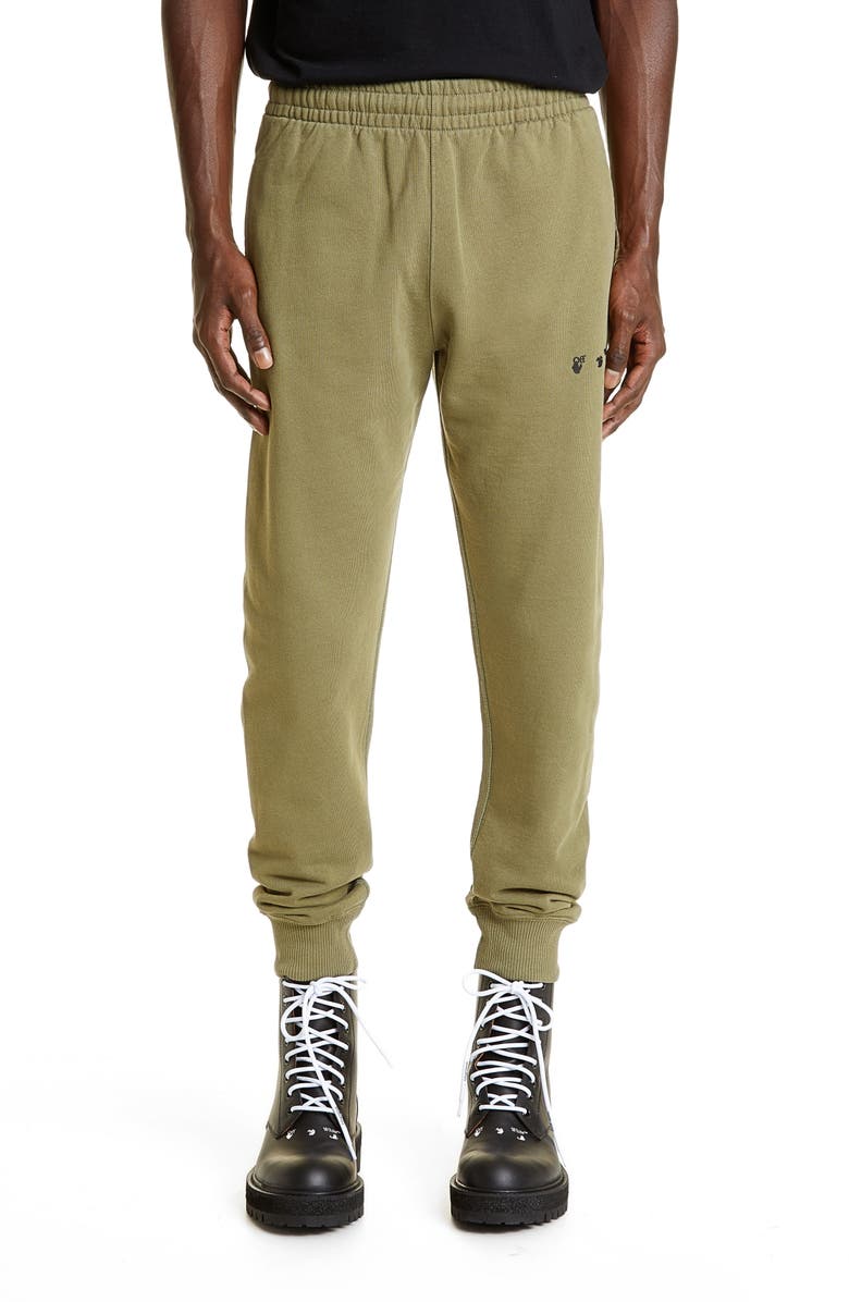 Off-White Men's Logo Sweatpants, Main, color, 