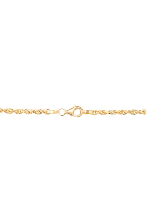 Frankie & Zoe 14k Gold Rope Chain Necklace In Gold
