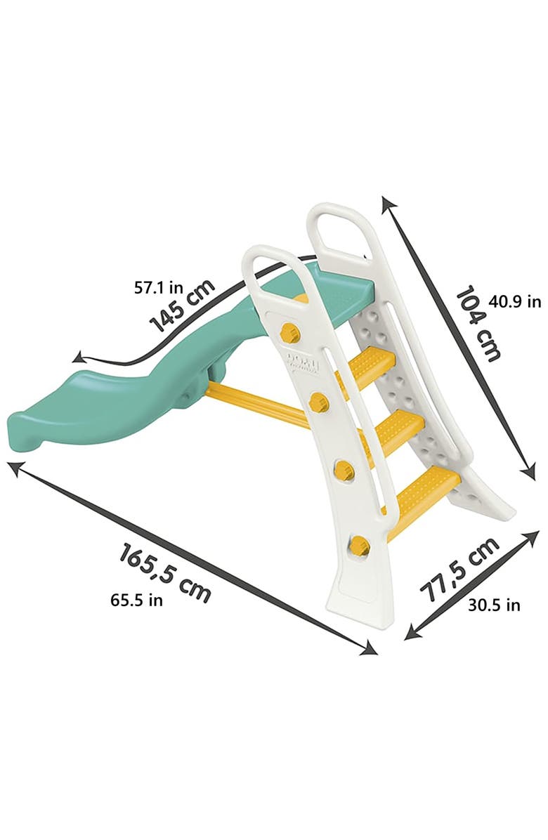 Dolu Big Water Slide 3 Step Handrail Ladder, Alternate, color, Multicolored