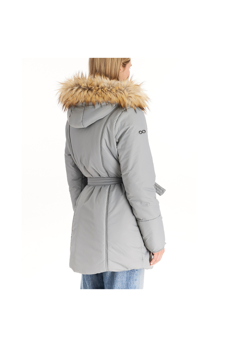 Rachel - 3 in 1 Maternity Coat With Belt, Alternate, color, Light Graphite