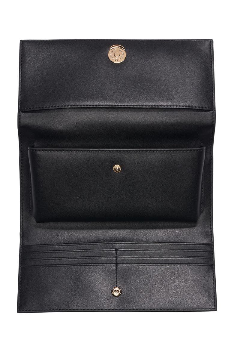 Meribel Wallet, Alternate, color, Black/Gold