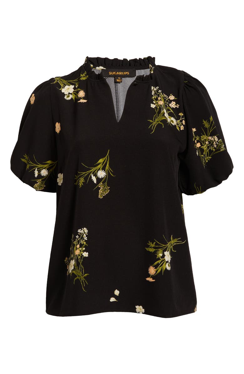 SUGARLIPS Jena Floral Print Top, Alternate, color,